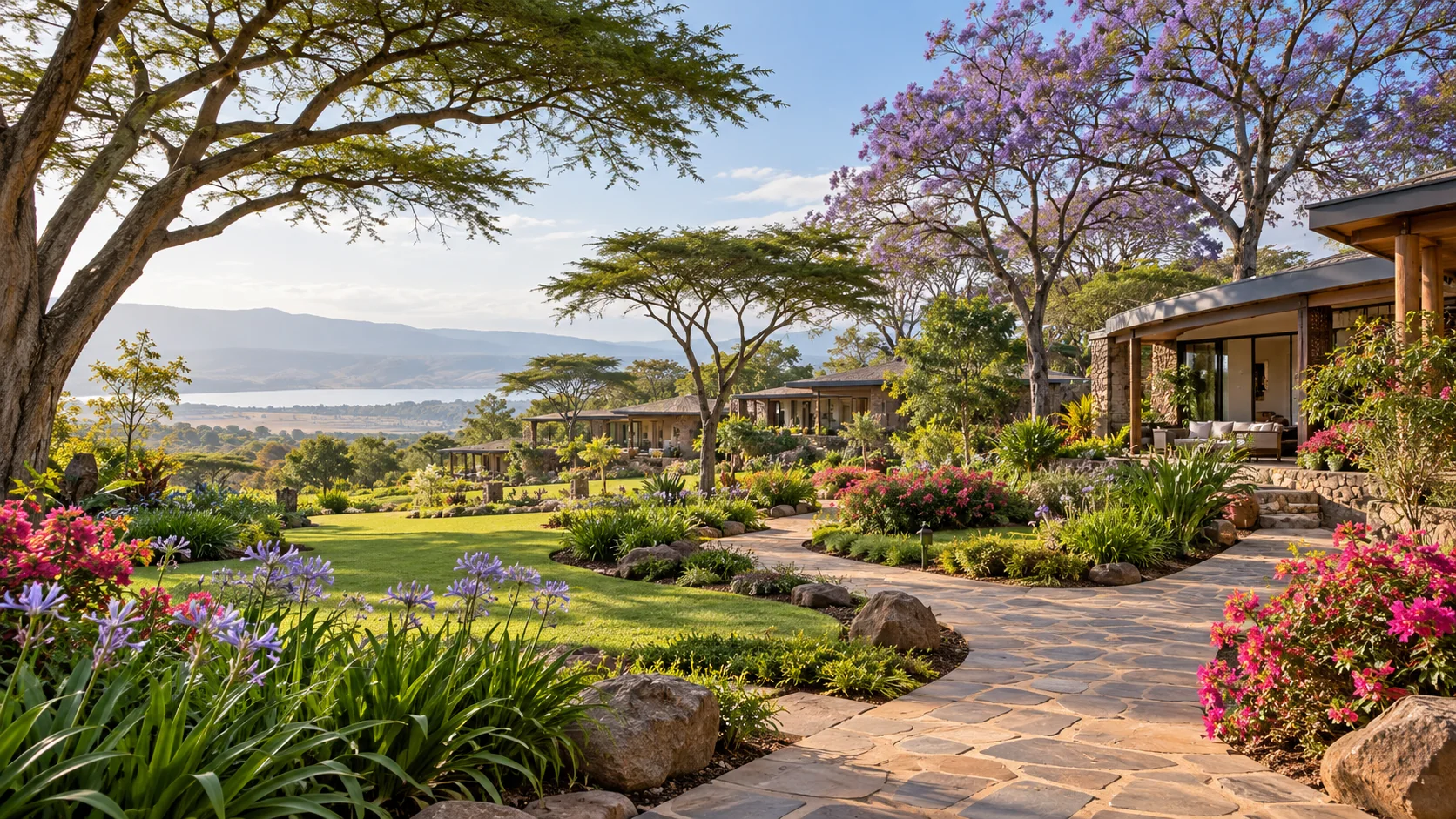 A Summit Resort conference space prepared for a gathering